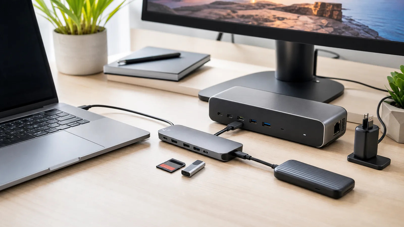 USB-C Hub 與 Docking Station 差別2026｜外接螢幕、PD充電、Thunderbolt 怎麼選
