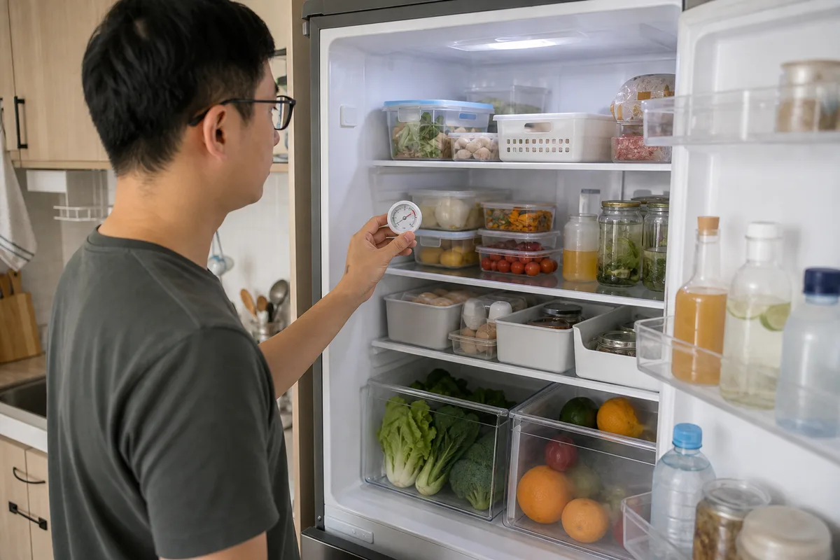 冰箱溫度怎麼調最省電 2026｜冷藏冷凍設定、食材收納與膠條檢查