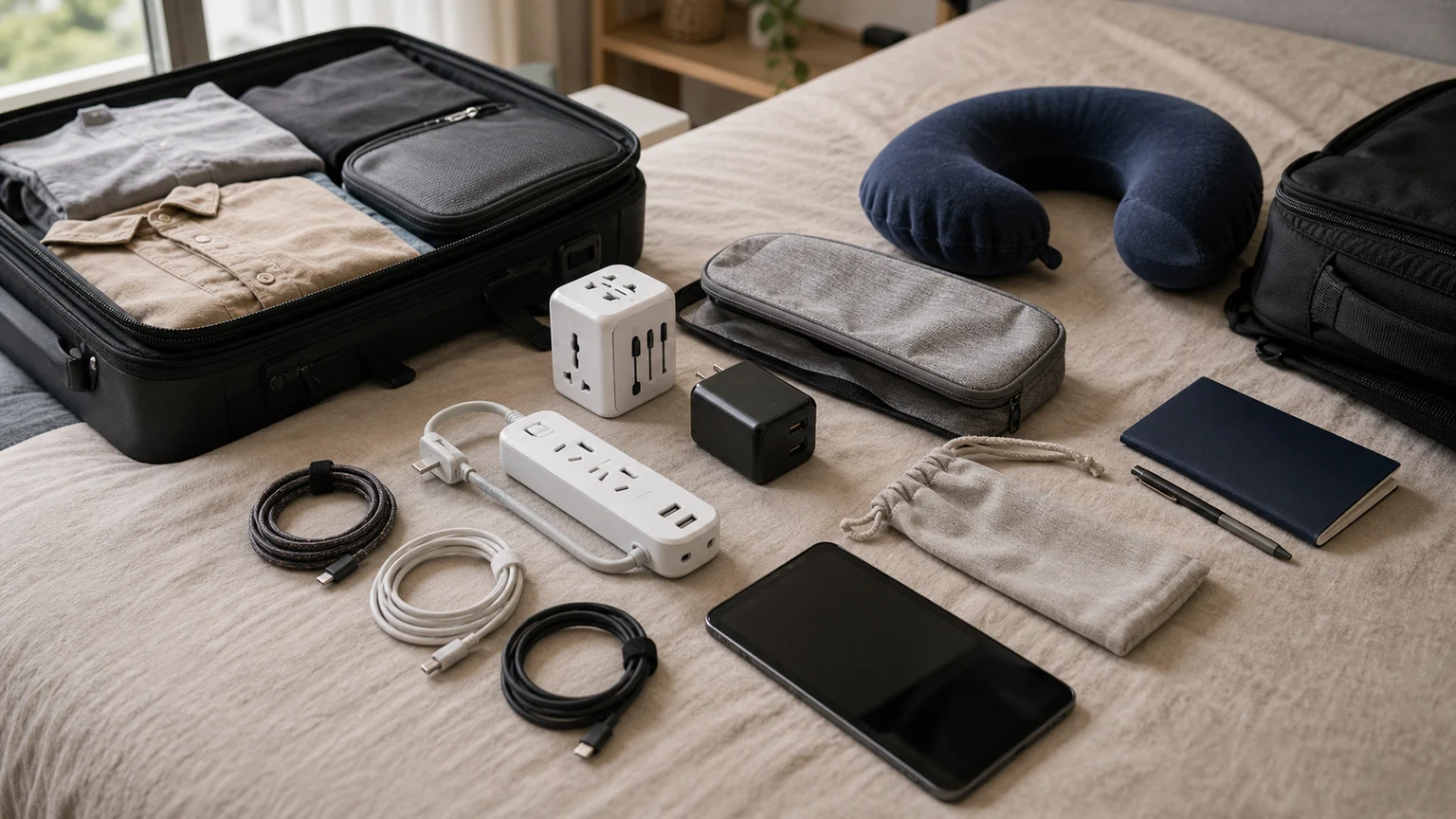 旅行轉接頭與 USB-C 延長線怎麼選 2026｜出國充電、萬國插座、GaN 與安全指南