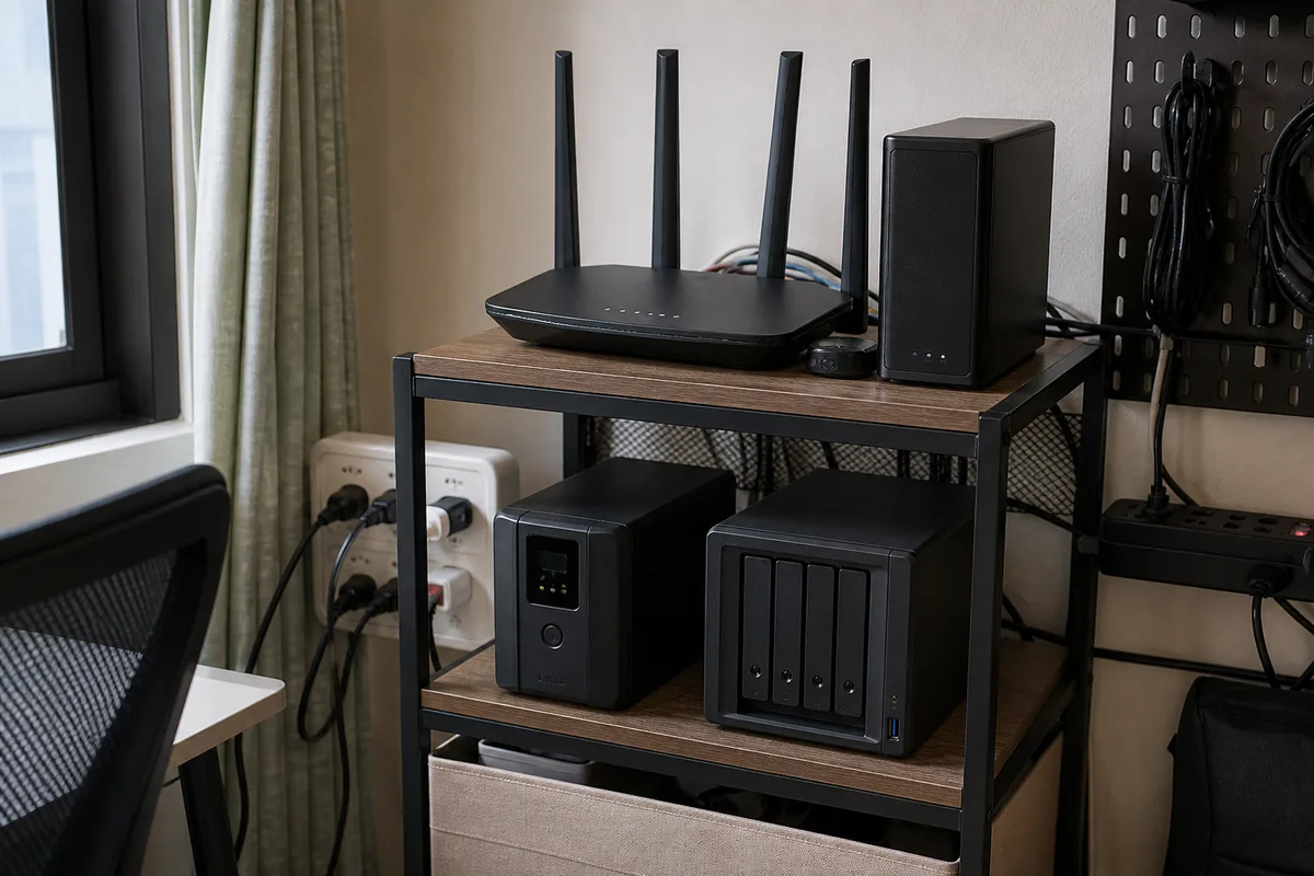 家用 UPS 怎麼選 2026｜路由器、NAS、監視器斷電不掉線的容量算法
