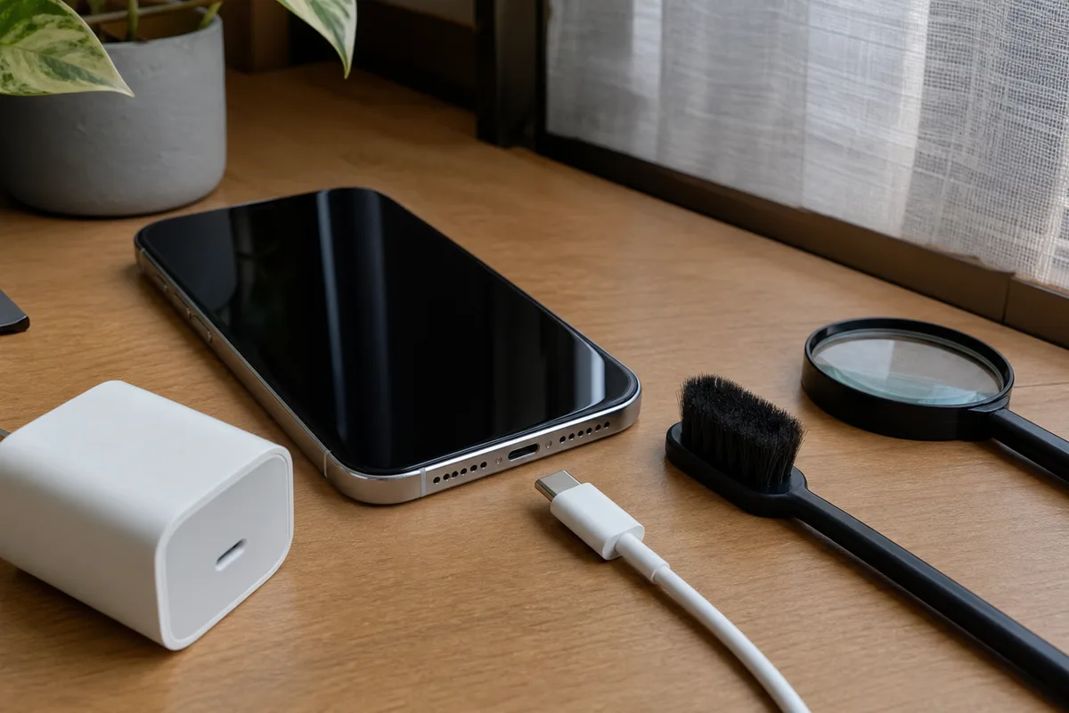 iPhone 充不進電怎麼辦 2026｜充電孔清潔、線材、快充與電池健康排障