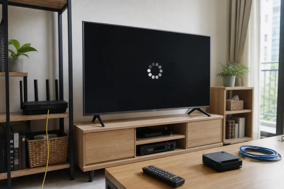 智慧電視 Wi-Fi 頓、Netflix YouTube 緩衝怎麼辦？2026 網路、App 與路由器排查