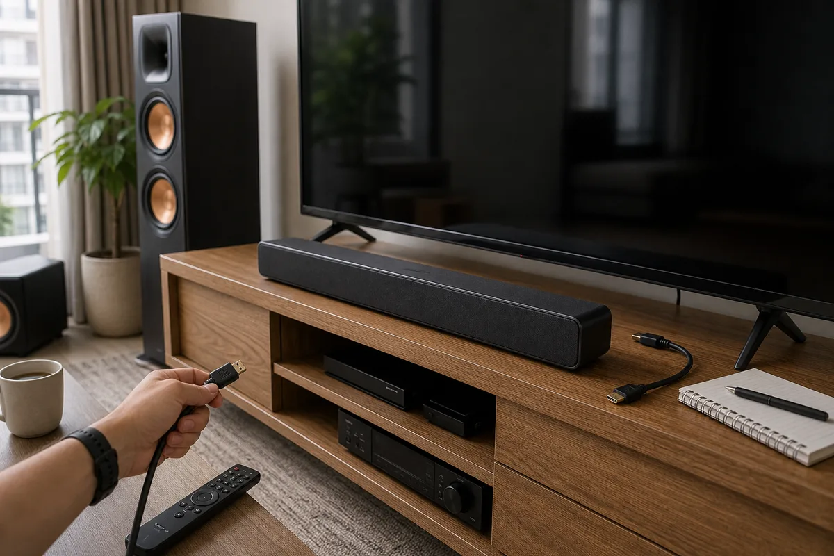Soundbar HDMI ARC 沒聲音怎麼辦 2026｜eARC、CEC、輸出格式、接線順序與電視設定