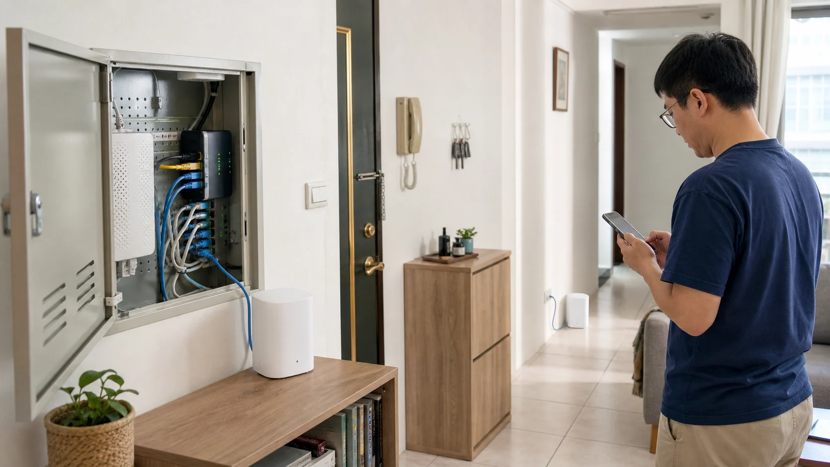 Wi-Fi 7 Mesh 要不要拉有線回程？2026 6GHz、2.5GbE 與混合拓撲
