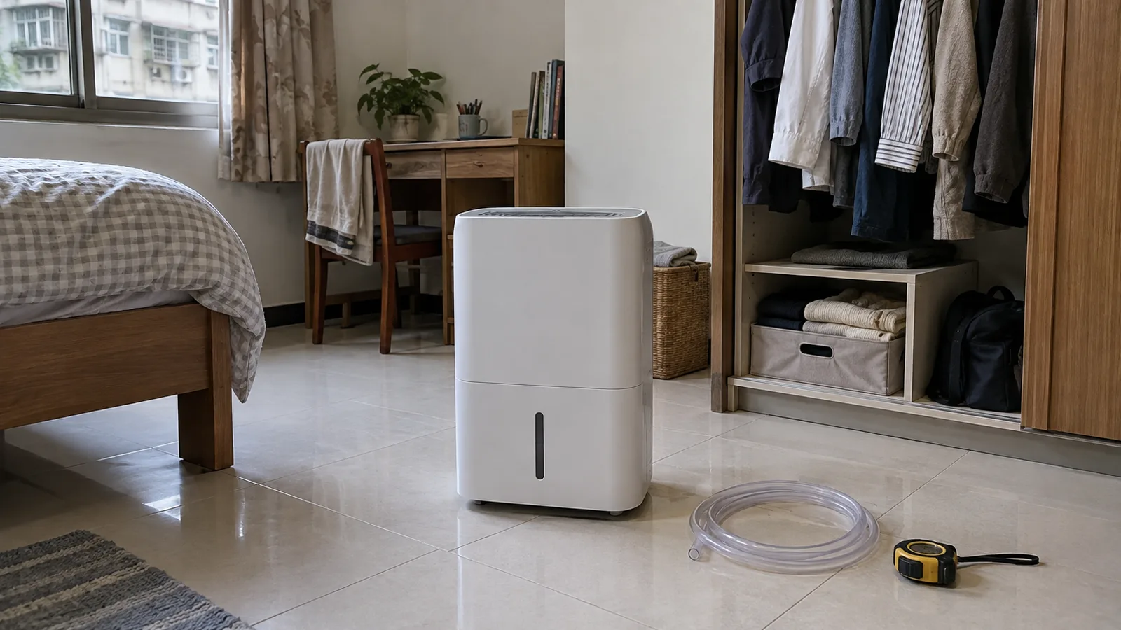 除濕機擺放與連續排水怎麼安排？離牆、走管與安全驗收